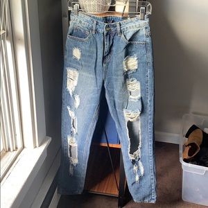 Brand new fashion nova boyfriend jeans